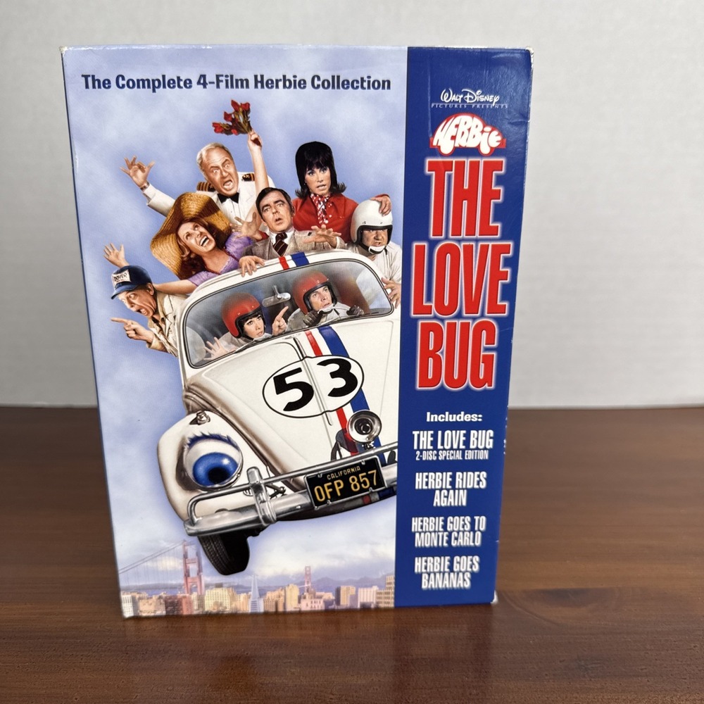 Disney Herbie The Love Bug, DVD, Complete 4-Film Collection, 403 Minutes‎